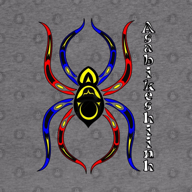 Asabikeshiinh (spider) Polyamorous Pride by KendraHowland.Art.Scroll